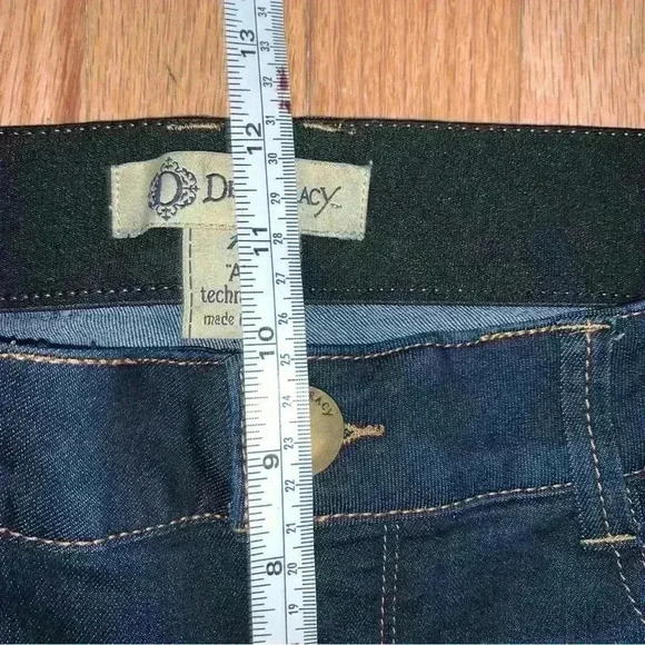 Women’s Democracy “Ab” Technology Dark Wash Skinny Pull On Jeans Size 12 - Picture 11 of 12